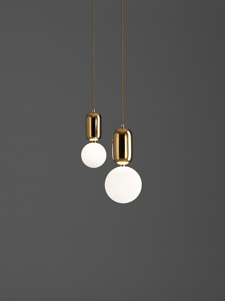 Aballs White Gold Pendant Lamp | Buy Luxury Hanging Lights Online India