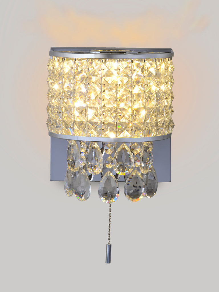 Venissa Crystal Wall Lamp | Buy Modern Wall Light Online India