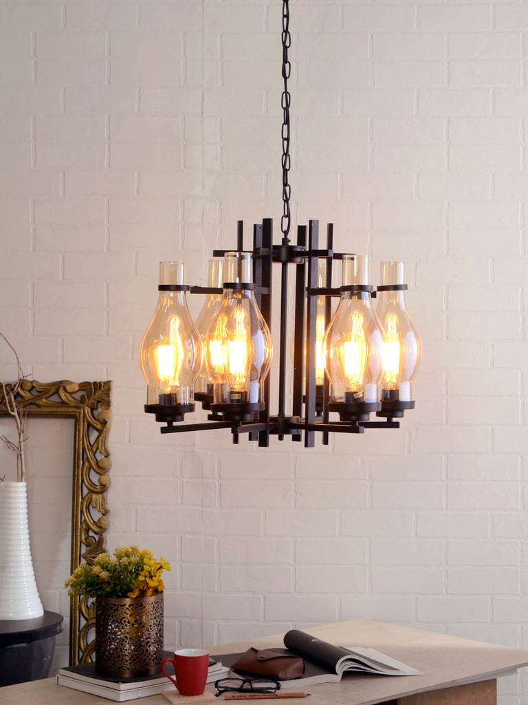 Charis Industrial Chandelier | Buy Decorative Chandeliers Online India