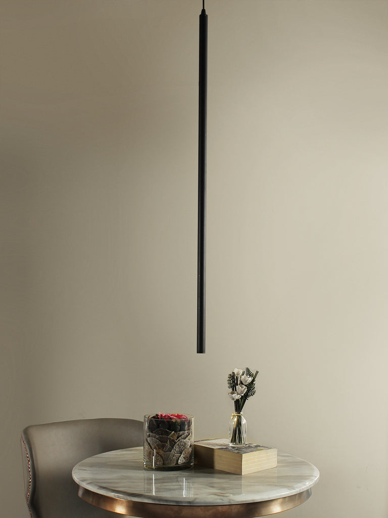 Dryn Black Long Tube Hanging Light | Buy LED Ceiling Lights Online India