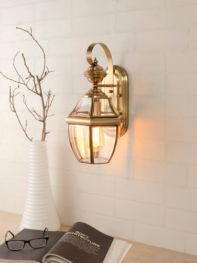 Jaden Gold Wall Lamp | Buy Traditional Wall Light Online India