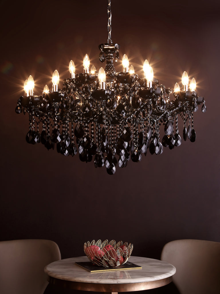 Maria Black Buy Chandelier Online in India | Jainsons Emporio Lights