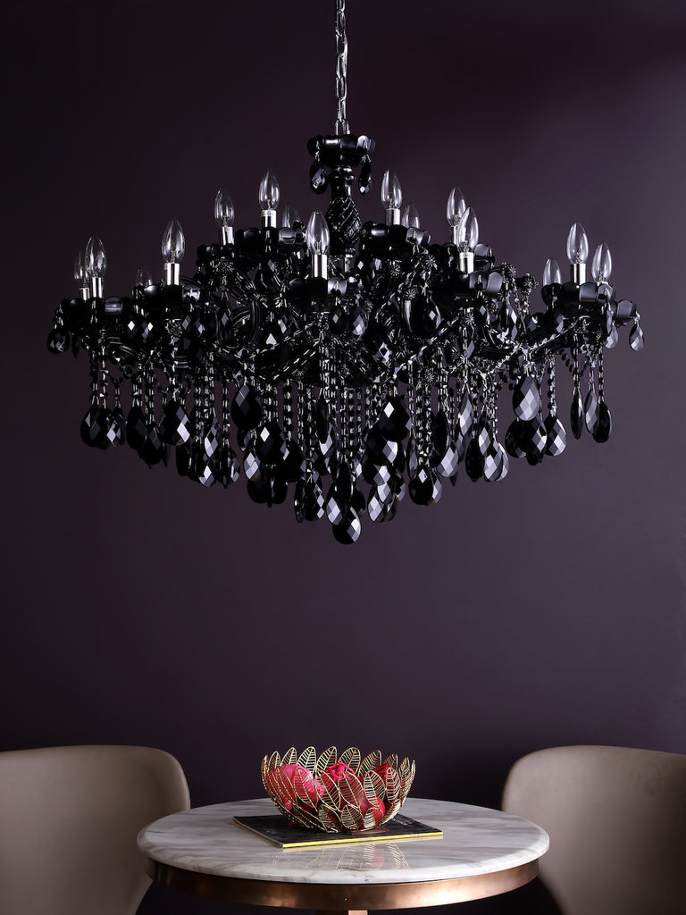 Maria Black Buy Chandelier Online in India | Jainsons Emporio Lights